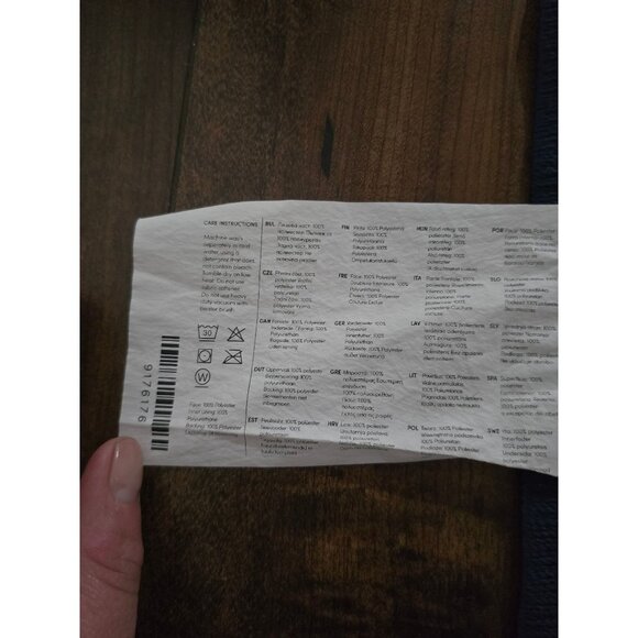 Ruggable Crosshatch Saphire 4x6 Rug Washable - Picture 7 of 7